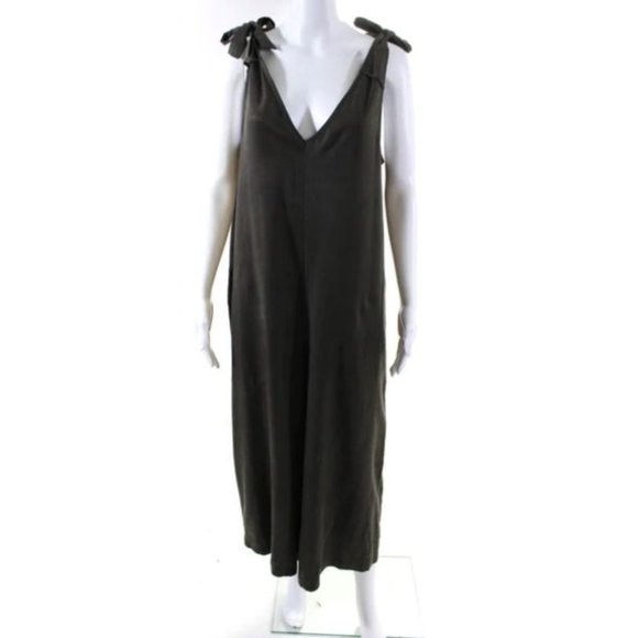 BCBGeneration Womens Woven V-Neck Sleeveless Wide Leg Jumpsuit Size M | S1‎ - Picture 5 of 5